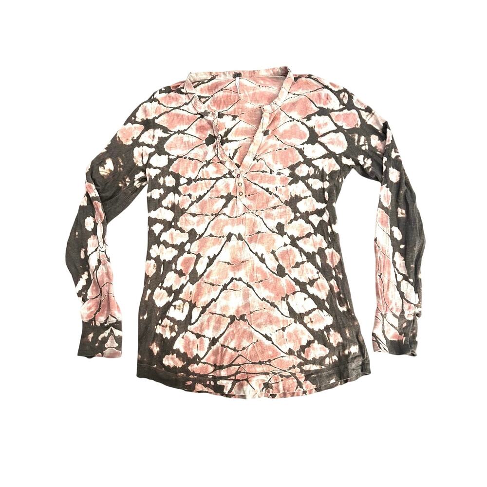 Young Fabulous & Broke Tie Dye Long Sleeve Top XS Boho